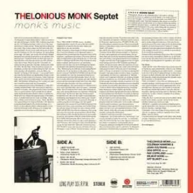 Thelonious Monk Septet ‎– Monk's Music  LP
