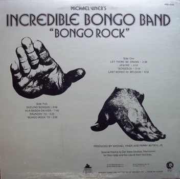 Michael Viner's Incredible Bongo Band – Bongo Rock - LP