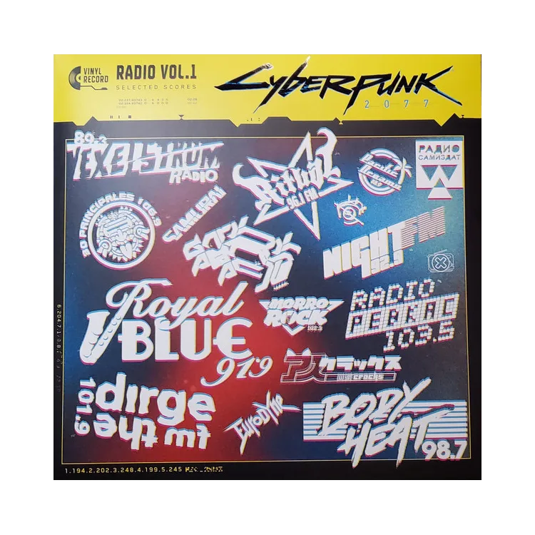 Various – Cyberpunk 2077 Radio OST Vol. 1 - LP Various – Cyberpunk 2077 Radio OST Vol. 1 - LP