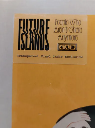 Future Islands – People Who Aren't There Anymore - Transparent Vinyl