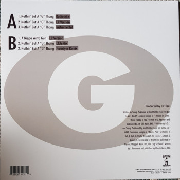 Dr. Dre - Nuthin' But A G Thang - 12"