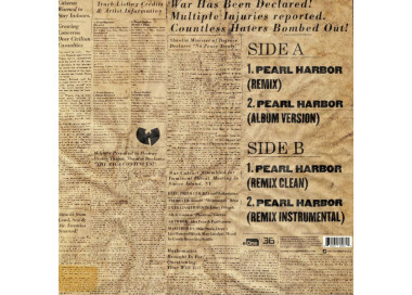 Wu-Tang - Pearl Harbor - 12"