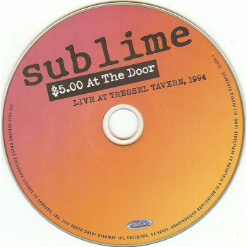 Sublime - $5.00 At The Door - CD