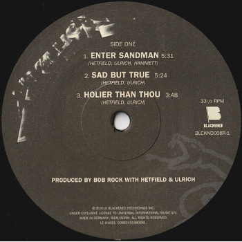 METALLICA - METALLICA / black album - 2xLP