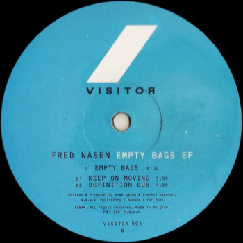 Fred Nasen - Empty Bags EP (12", EP) (Visitor - VISITOR 005)