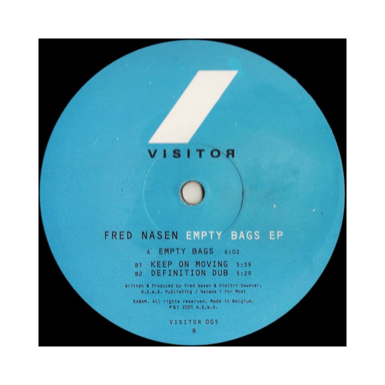 Fred Nasen - Empty Bags EP (12", EP) (Visitor - VISITOR 005)